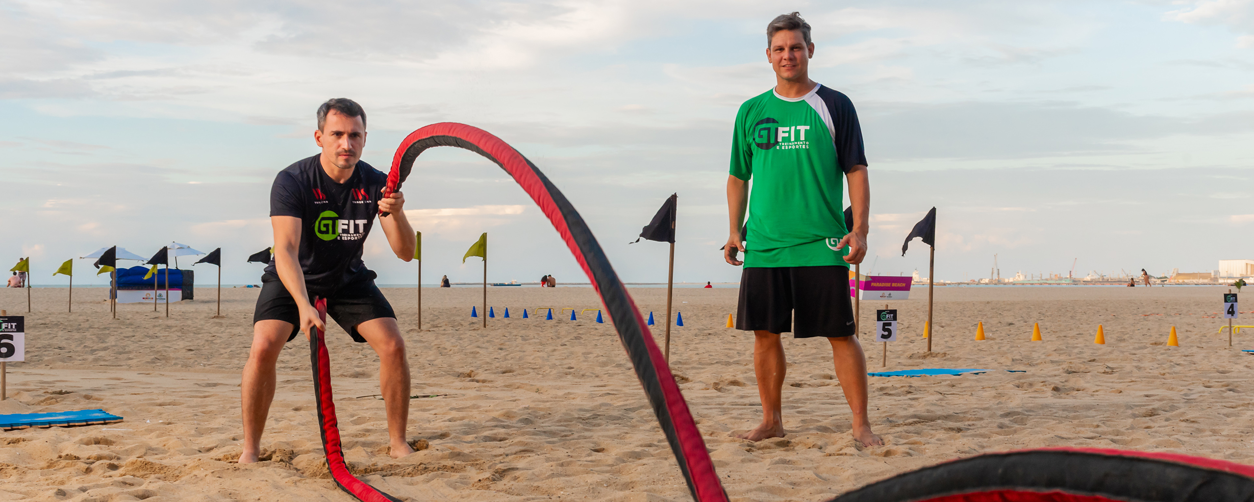Exercício funcional na praia