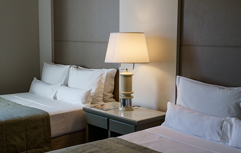 Superior vista jardim - duas camas de casal